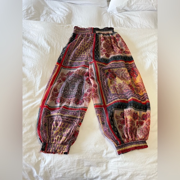 Free People Movement | SZ Small | Sashay My Way Harem All Over Print Joggers - Picture 6 of 9